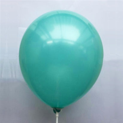 12" Latex Balloons (Pack of 6)Aqua