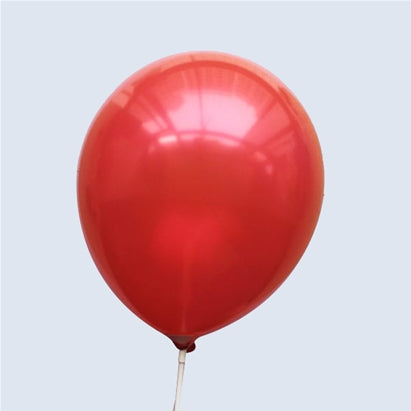 10" Latex Metallic Balloons (Pack of 6)Red