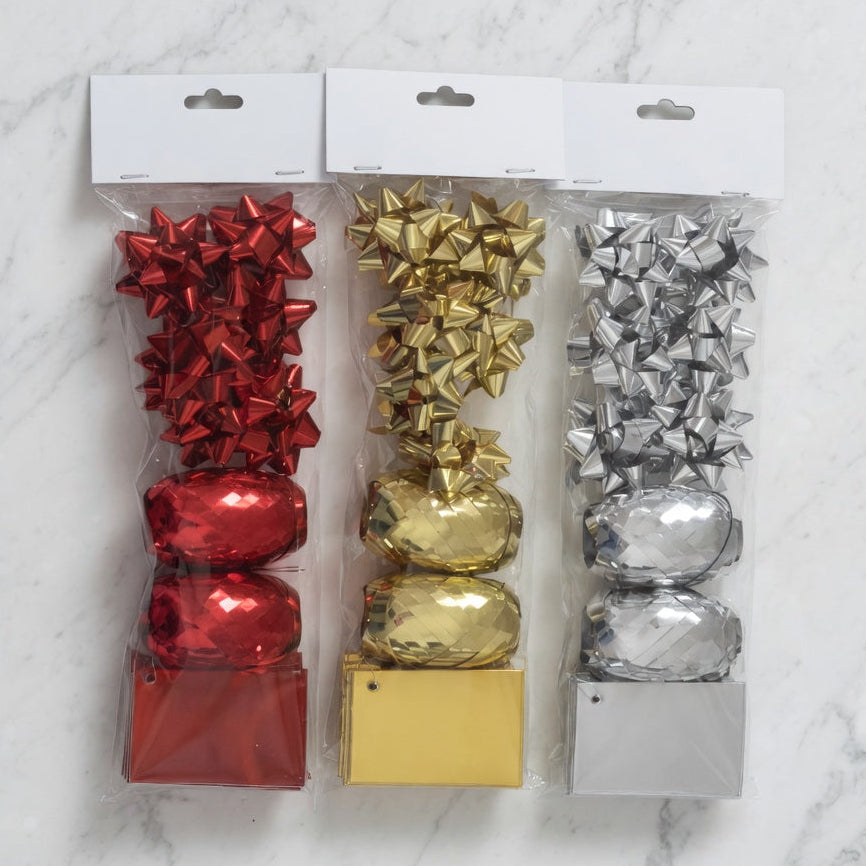 Bow, Ribbon & Tags Gift Wrap Set!