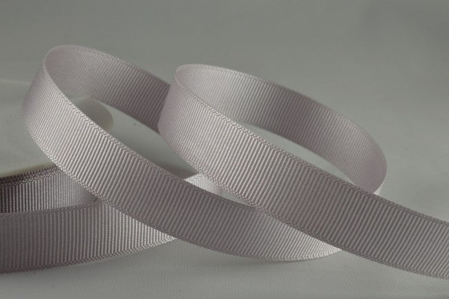 Silver Grosgrain Ribbon