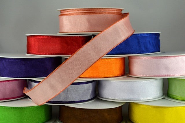 44073 - 25mm, 40mm & 60mm Wired High Quality Woven Ribbon x 25 Metres!