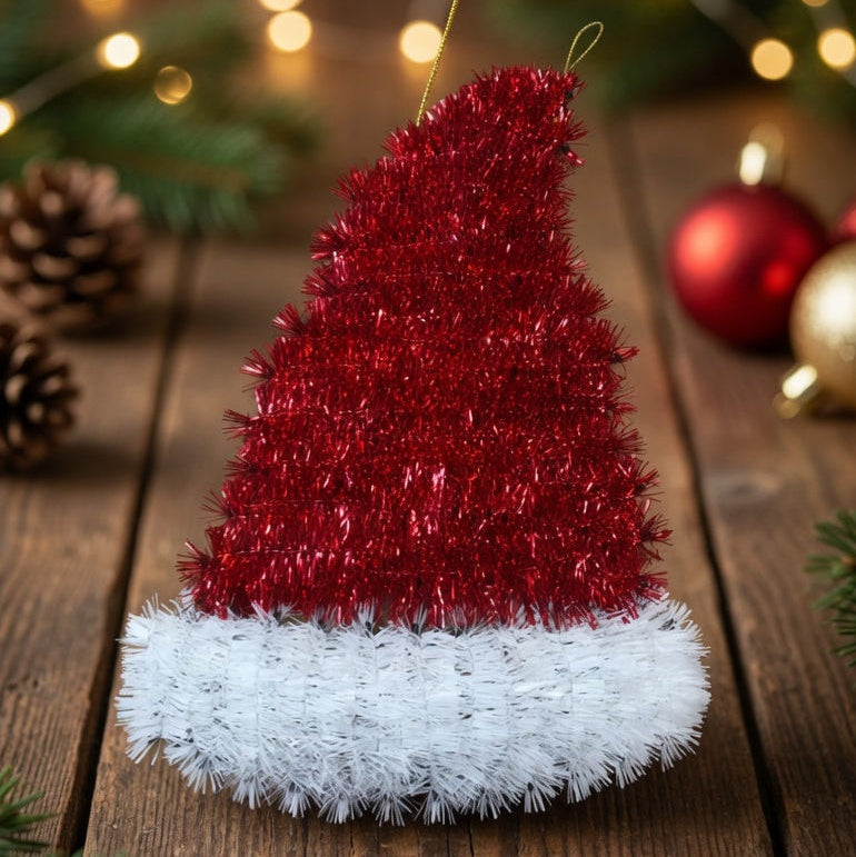 Hanging Santa Hat Decoration!