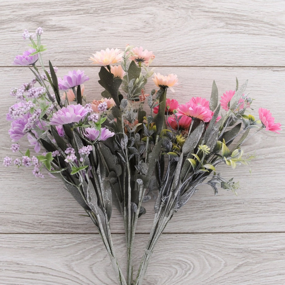 Pastel Coloured Floral Petals & Foliage