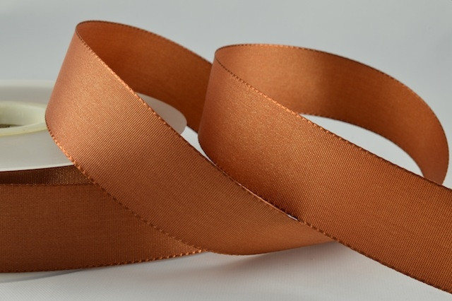 Tan satin ribbon store