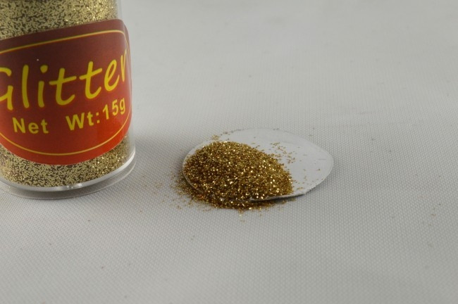 88017 - 15g Gold Pots of Colourful Glitter