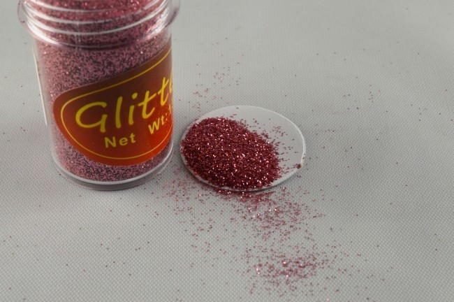 88017 - 15g Rose Pots of Colourful Glitter