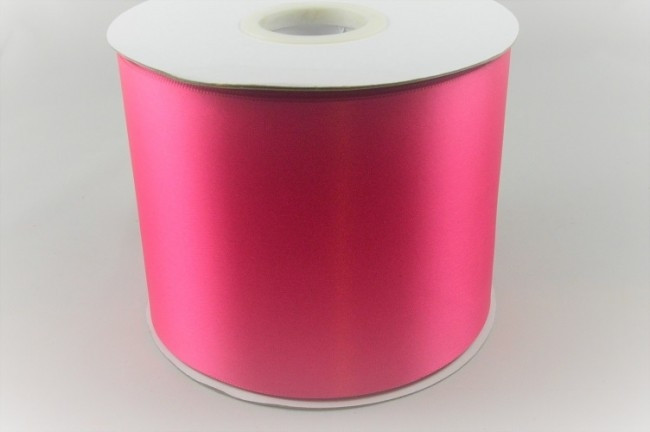 54033 100mm - Light Fuschia Single Satin Sash Ribbon (50 Metres)