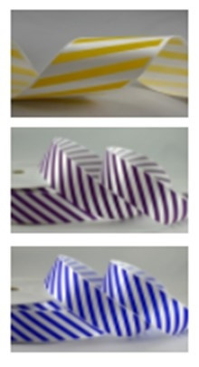 54351 - 38mm Candy Stripe Ribbon (100 Metres)