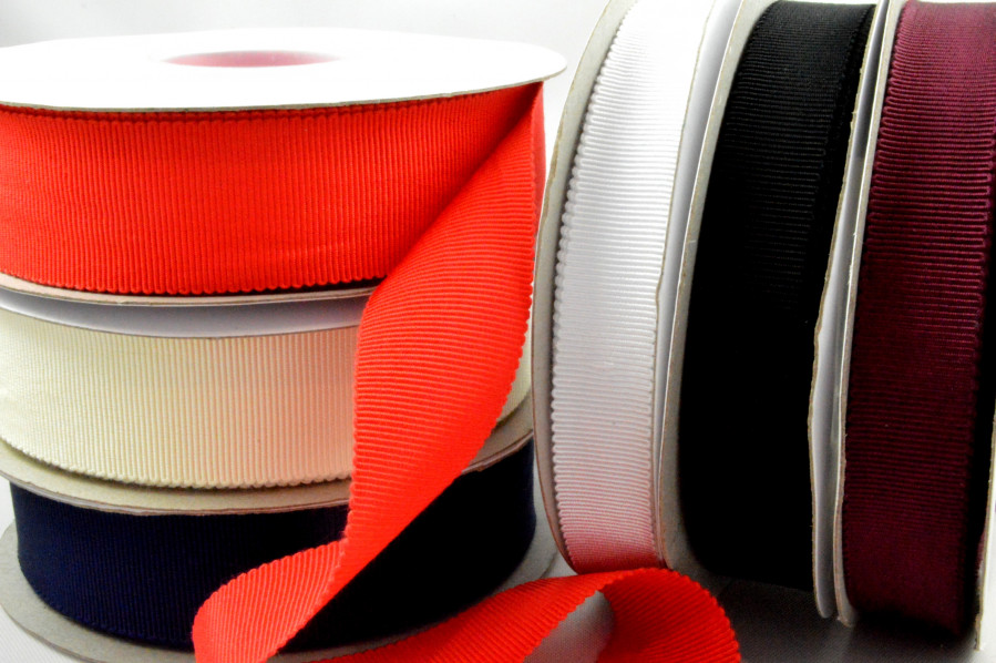 55099 - 16mm, 25mm & 38mm Soft Rayon Petersham Ribbon x 20 Metre Rolls!