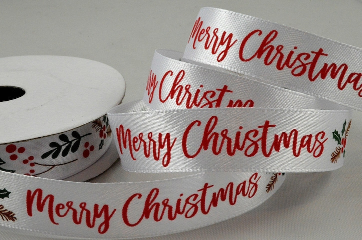 Merry christmas ribbon clearance