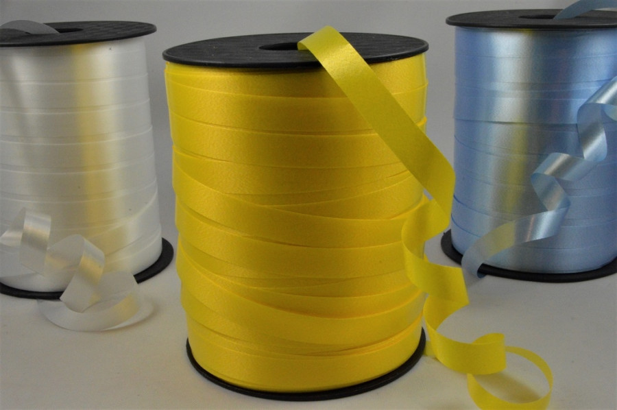 77027 - 10mm Coloured Polypropylene Curling Ribbon x 250 Metre Rolls!!