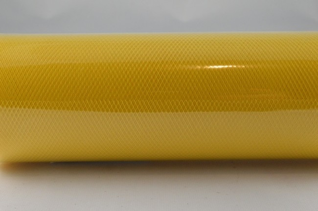 88016 - 150mm Yellow Coloured Nylon Tulle Fabric (10 Metres)