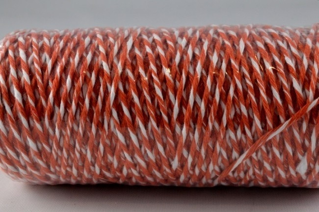 88044 - 1.5mm Orange Coloured Bakers Twine (100 Metres)