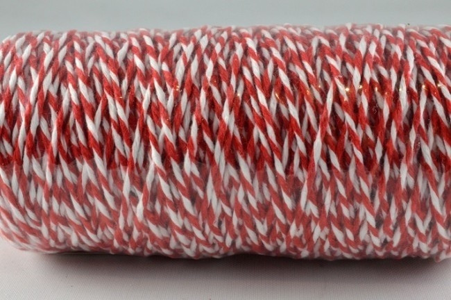 88044 - 1.5mm Red Coloured Bakers Twine (100 Metres)