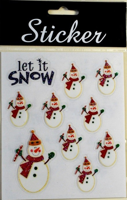 88085 - Let is Snow / Snowmen Stickers