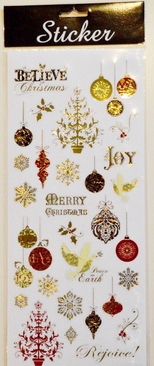 88092 - Believe in Christmas Sticker Selection Pack-28 Multi