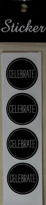 88105 - Celebrate Circular Stickers