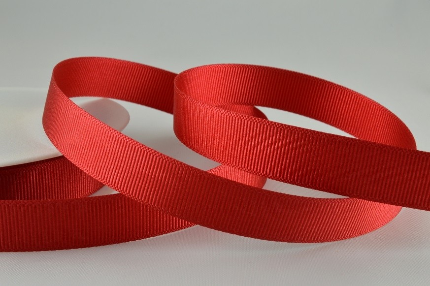 Y869 - 6mm Plain Grosgrain Ribbon (20 Metres) 6mm Dark Red Col 36