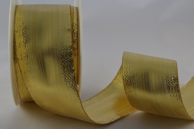 50018 - 15mm Gold Lurex Ribbon (20 Metres)