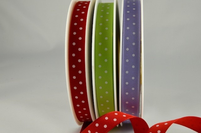 54203 - 10mm Polka Dot Spot Ribbon (20 Metres)