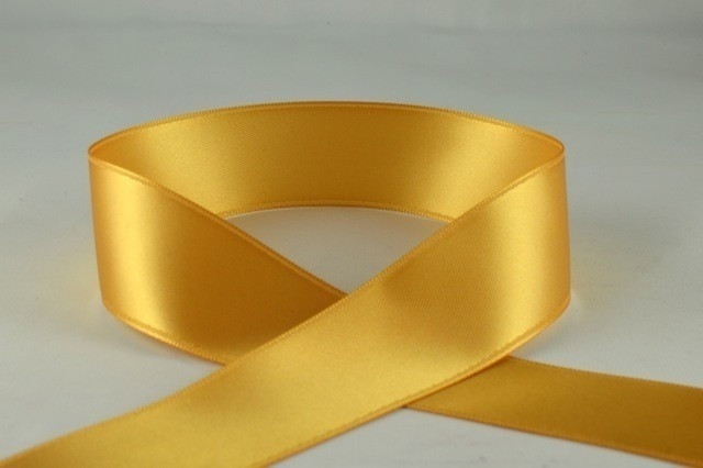 93977 - 50mm Gold Double Sided Satin x 25 Metre Rolls!