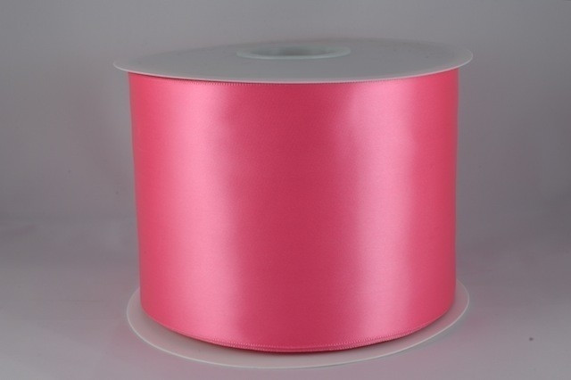 54033 100mm - Pink Single Satin Sash Ribbon (50 Metres)