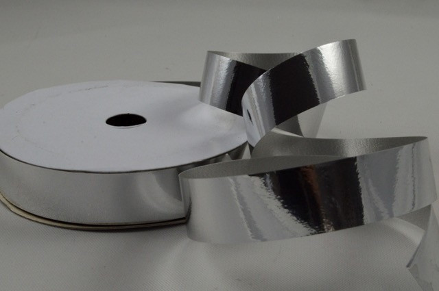 77014 - 15mm Metallic Silver Polypropylene Ribbon x 10 Metre Rolls!!