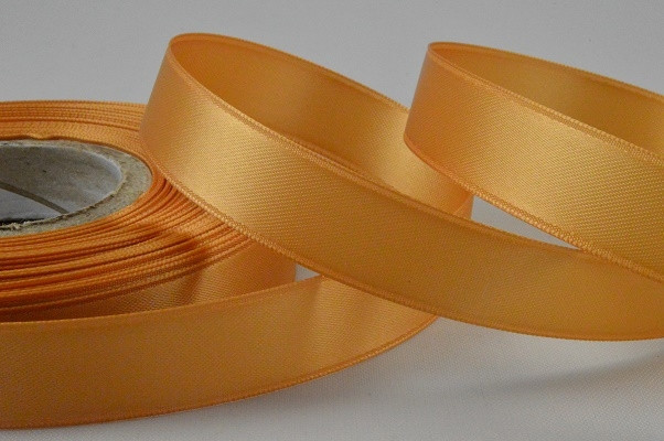 X280 - 15mm Gold Double Faced Satin Ribbon x 25 Metre Rolls!-Gold