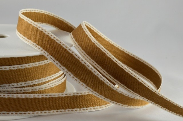 X289- 16mm Coloured Weave & Side Stitch (20 Metres)-56 Light Brown