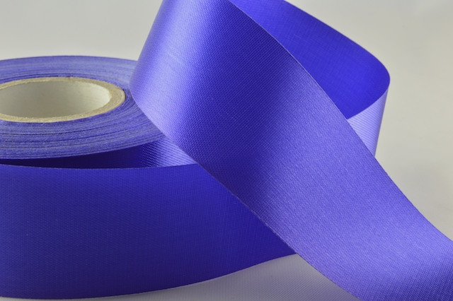 Y291 - 11mm satin ribbon x 100mts  Col Victory Blue