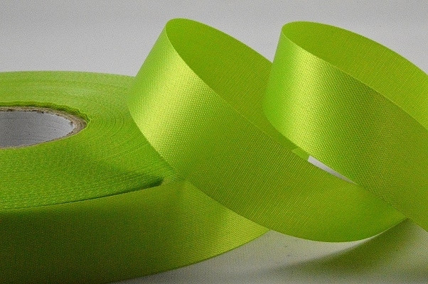 Y296 - 11mm satin ribbon x 100mts  Col Leaf