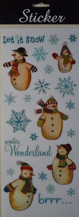 Y645 - Let it Snow / Winter Wonderland Stickers-28 Multi