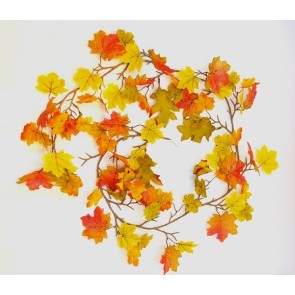 22050 - Stunning Autumn Leaf Garlands  Length Apx 1.8m