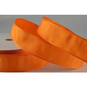 Y620 - 60mm Bright Orange Halloween Wired Decorative Ribbon x 25mts