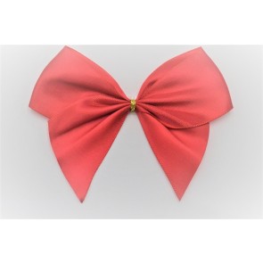 31171 - 40mm Dark Red Double face satin Mini Bows available in various colours  (4 pieces per pack) 