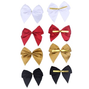 31172 - 50mm Double face satin Pre-tied Mini Bows available in various colours. A fantastic price of £0.41 for 3 bows