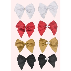 31173 - 50mm Double face satin Pre-tied Mini Bows available in various colours. A fantastic price of £0.30 for 3 bows