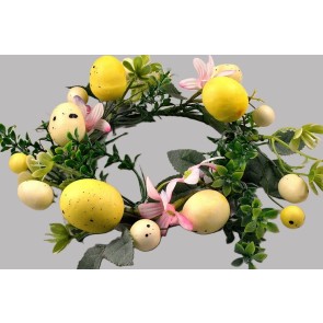 33011 - Easter Decoration.   Suitable for hanging or as a Candle centrepiece.  Dia  11.5cms  (approx)