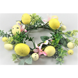 33011 - Easter Decoration.   Suitable for hanging or as a Candle centrepiece.  Dia  11.5cms  (approx)