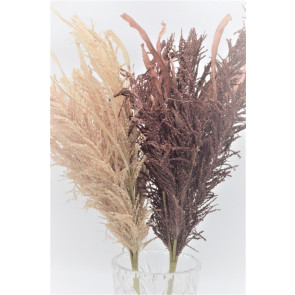 33024 - A beautiful and delicate floral display of leaves and grasses.   Height  60cms ,  Width 15cms  (approx) 