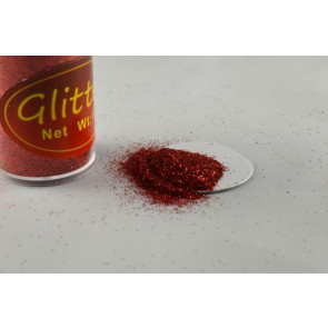 88017 - 15g Red Pots of Colourful Glitter