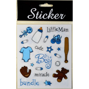 88079 - Blue Baby Crafting Stickers