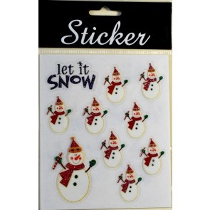 88085 - Let is Snow / Snowmen Stickers-28 Multi