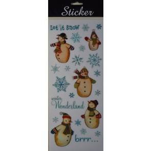 88087 - Let it Snow / Winter Wonderland Stickers-28 Multi