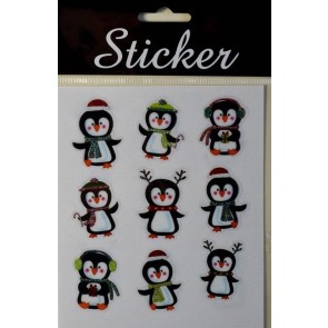 88094 - Christmas Penguin Stickers-28 Multi
