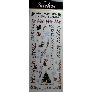 88102 - Merry Christmas - Jingle All the Way Stickers