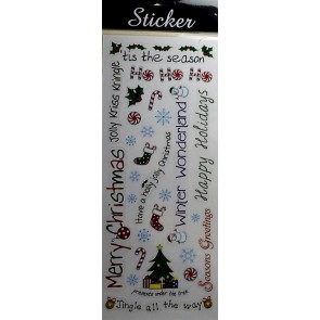 88102 - Merry Christmas - Jingle All the Way Stickers-28 Multi