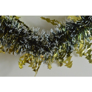 88140 - Gold Triple Coloured Christmas Tree Tinsel x 2 Metre Lengths!