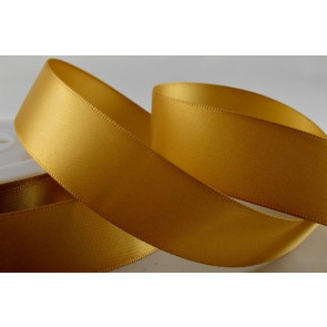 93977 - 15mm Dark Gold Double Sided Satin x 25 Metre Rolls!