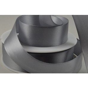 Satin ribbon silver deals